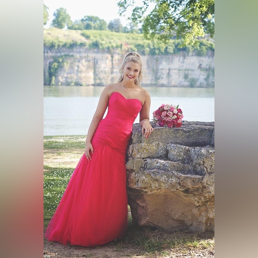 Hot Pink Prom Dress